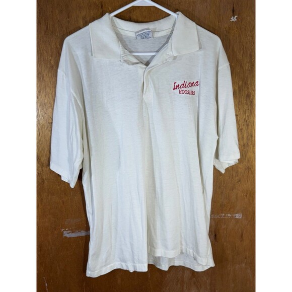 Vintage Indiana University‎ IU Hoosiers Polo Shirt Dickies XL USA - Picture 1 of 10